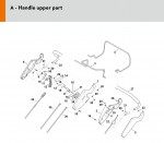 Stihl MB 655.1 GS 3 speed gearing Blade brake clutch Lawn Mower Spare Parts